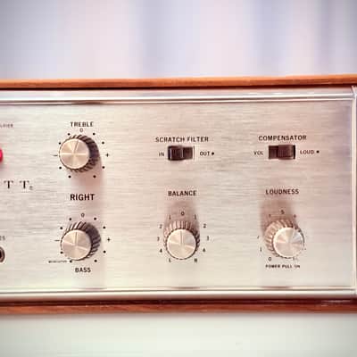 🎶✨ H.H. Scott 222D/222-D Tube Integrated Amplifier w/ Wood Case — Serviced EL84 / 7189 Vintage Hi-Fi image 8