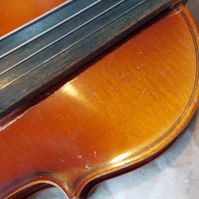 Suzuki Model 220 (1/8 Size) violin, Japan 1975, Reglue/Repair Needed image 10