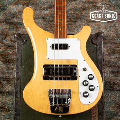1976 Rickenbacker 4001S Standard Model Bass, with case image 5