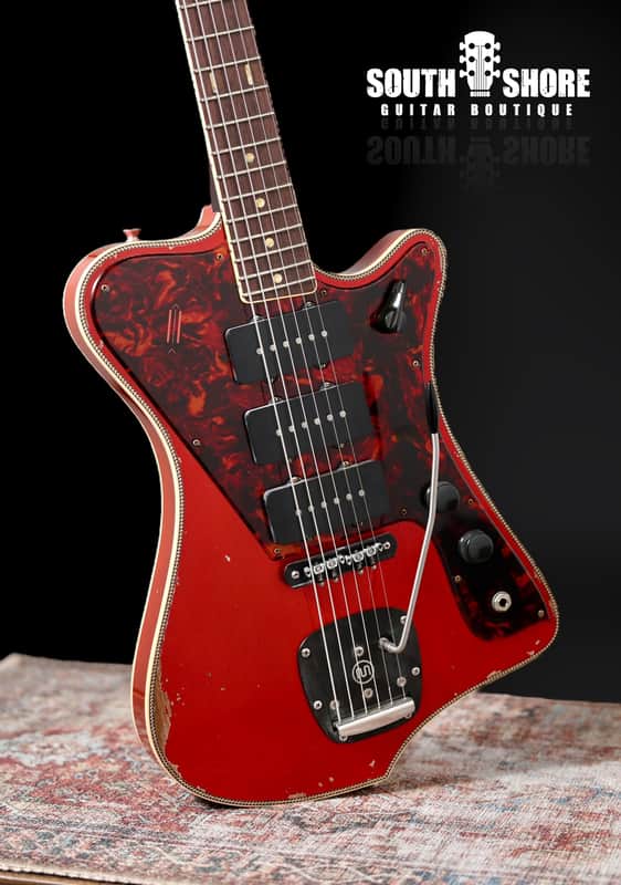 Castedosa El Halcón Baritone - 2025 - Aged, Trans Candy Apple Red. Ron Ellis JM Pickups. NEW, (Authorized Dealer) - image 1