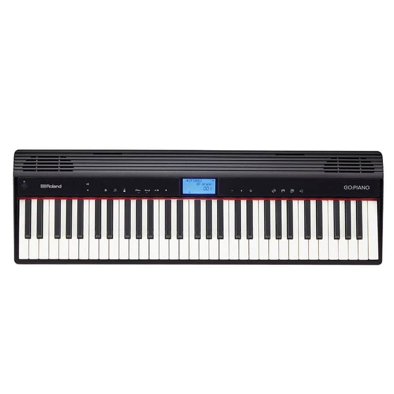 Roland GO:PIANO 61-key Digital Piano Keyboard with Integrated Bluetooth Speakers (GO-61P) image 1