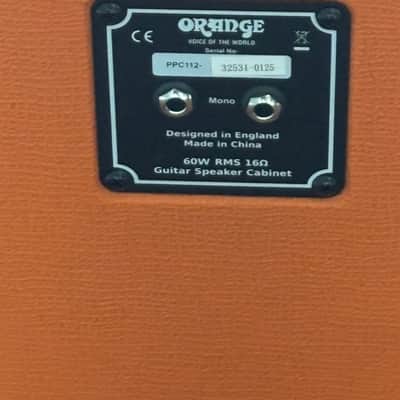 Orange PPC112 60-Watt 1x12" Guitar Cabinet 2010s - Orange Bild 6
