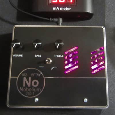 Nobelium Bass Preamp (Noble Preamp clone) 2023 - Black/Silver | Reverb