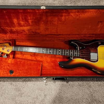 1966 Fender Precision Bass Guitar Original image 22