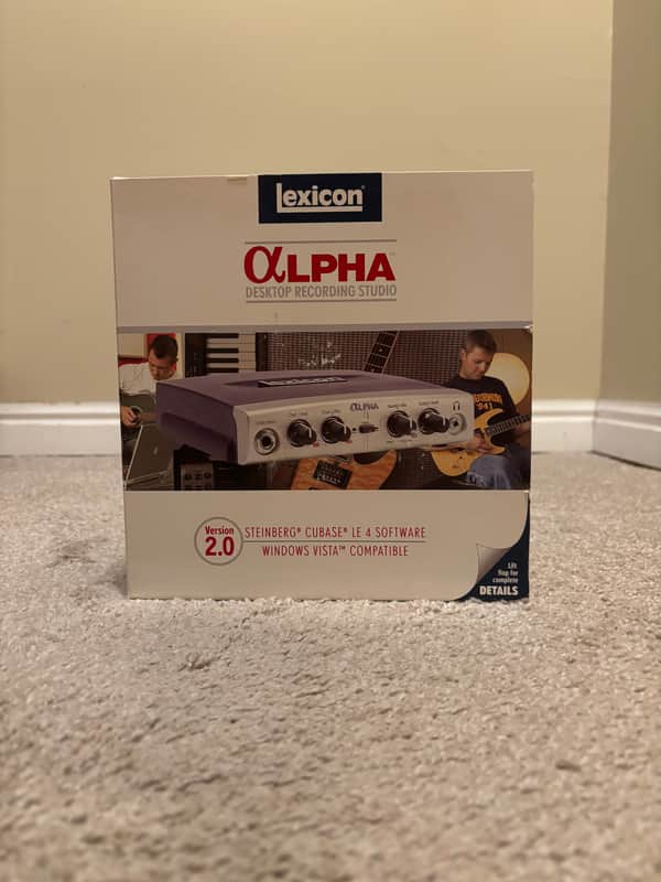Lexicon Alpha USB Audio Interface 2010s - Blue image 1
