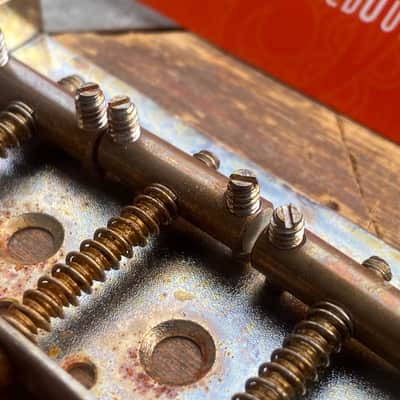 Real Life Relics Kluson T  Half-Sized Ashtray Bridge (Steel Bridge With Brass Saddles)   [L5] image 3