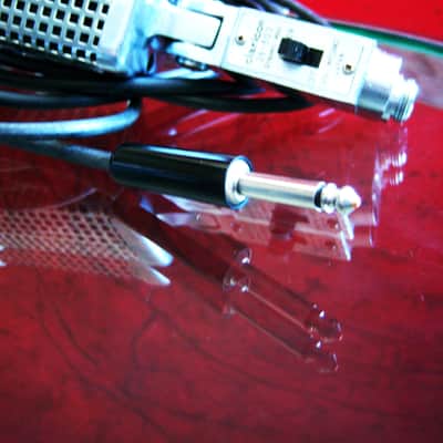 Vintage 1960's Claricon 38-503 dynamic microphone High Z Satin Chrome w cable image 12