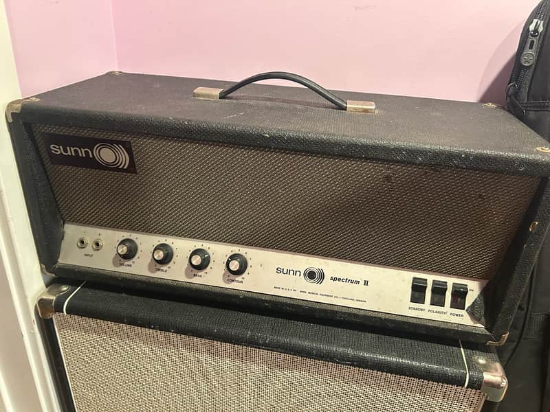 Sunn Spectrum II Head 1960s - Black