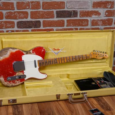 Fender Custom Shop LR25 1957 Telecaster Super Heavy Relic Aged Candy Apple Red 2025 w/OHSC image 2