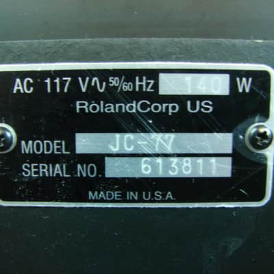 Roland JC-77 Jazz Chorus 2x10" 80 Watt Guitar Combo Amplifier image 10