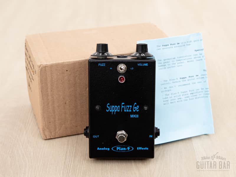2010 Plan-9 Suppa Fuzz Ge MKII Germanium Fuzz Guitar Effects Pedal w/ Box image 1