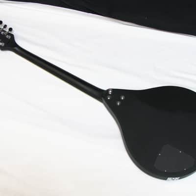LUNA Moonbird electric Solid Body BOUZOUKI new w/ CASE -Satin Black - Humbuckers image 5