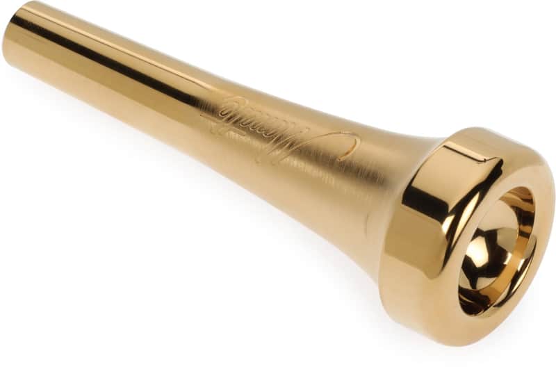 Monette Unity B2 Trumpet Mouthpiece - 24k Gold-plated image 1