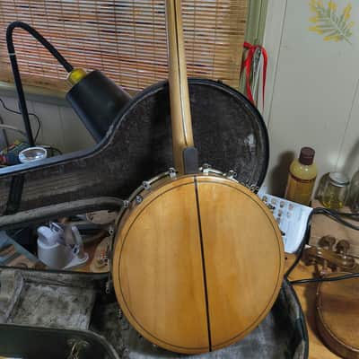 Triple-X Tenor Banjo William L. Lange Co. 1920’s  Style “A” 17 Fret - w/OHSC image 2