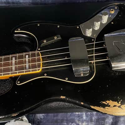 Fender Custom Shop Limited Edition Custom Jazz Bass Heavy Relic - Aged Black - Authorized Dealer - G02846 - 9.5lbs - Open BOX - SAVE BIG! image 6