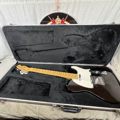 Fender USA Telecaster Standard Guitar with Case 1999 - Black / Maple neck image 1