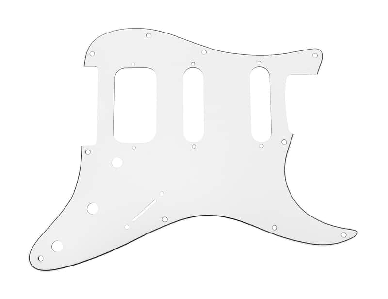 920D Custom Shop ST-HSS-WH 3-Ply 11-Hole HH Fat Strat Pickguard image 1