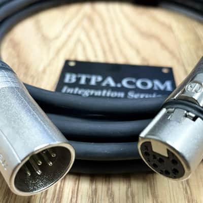Best-Tronics Pro Audio Male to Female 6 Pin XLR 20 Feet image 1