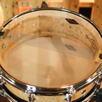 Craviotto 5x14 Private Reserve Birdseye Maple Black/Clear Lacquer Snare Drum image 5