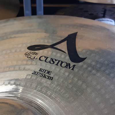 Zildjian 20" A Custom Ride Cymbal Brilliant 2109g image 3