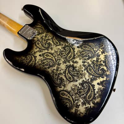 Fender Custom Shop Limited `64 Black Paisley Jazz Bass Relic image 13