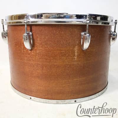Slingerland 16x10" Concert Tom Drum 3-Ply African Mahogany/Maple Vintage 70s USA image 5