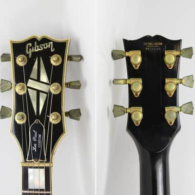 1976 Vintage Gibson Les Paul Custom Black Beauty Left-Handed Lefty Ebony Fretboard USA 1970's USA ~Fretless Wonder~ Bild 9
