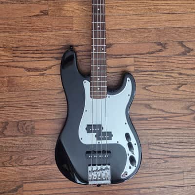Fender "Squier Series" Standard Precision Bass Active with Rosewood Fretboard 1992 - 1996 - Black image 2