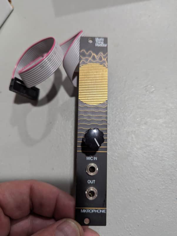 Music Thing Modular MIKROPHONIE Module 2010s - Gold image 1