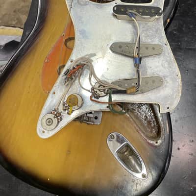 Fender Stratocaster 1969 – Original 3-Tone Sunburst – CBS Era – Player’s Vintage Bild 21