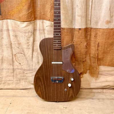 ~1959 Silvertone-Danelectro U-1 Model 1300 Brown Faux Wood Grain image 1