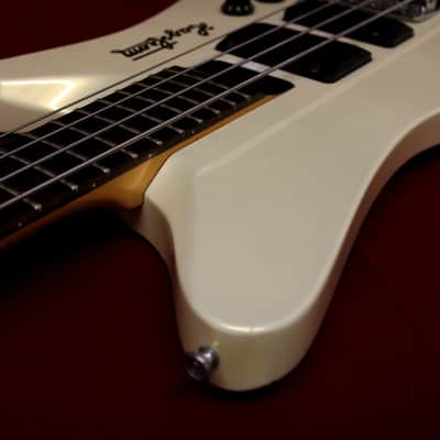 Hagstrom Ultra Swede 1982 White Pearlescent. Prototype.. Only 12 made. VERY RARE. & COLLECTIBLE. image 12