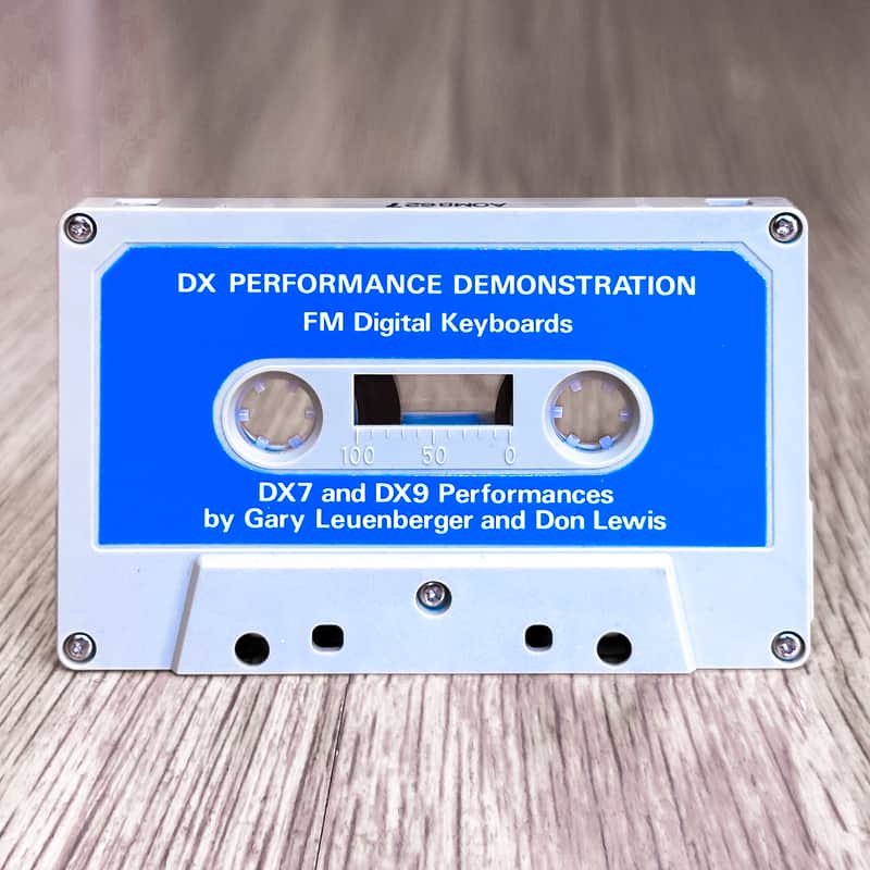 Yamaha DX7 & DX9 "PERFORMANCE DEMONSTRATION" Cassette Tape // Nice!! image 1