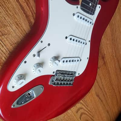 Fender Highway One Stratocaster Left Handed || Transparent Red Lefty image 19