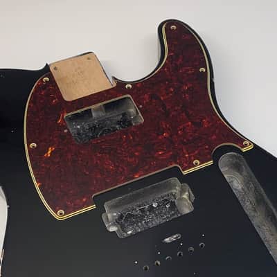 BloomDoom 4 Ply Aged Red Tortoise Relic Humbucker T-Style Pickguard image 1