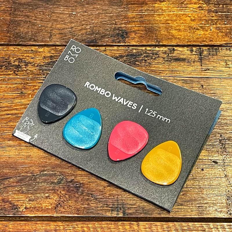 Rombo Guitar Pick Set Rombo Waves (4 Guitar Picks) - 1.25mm image 1