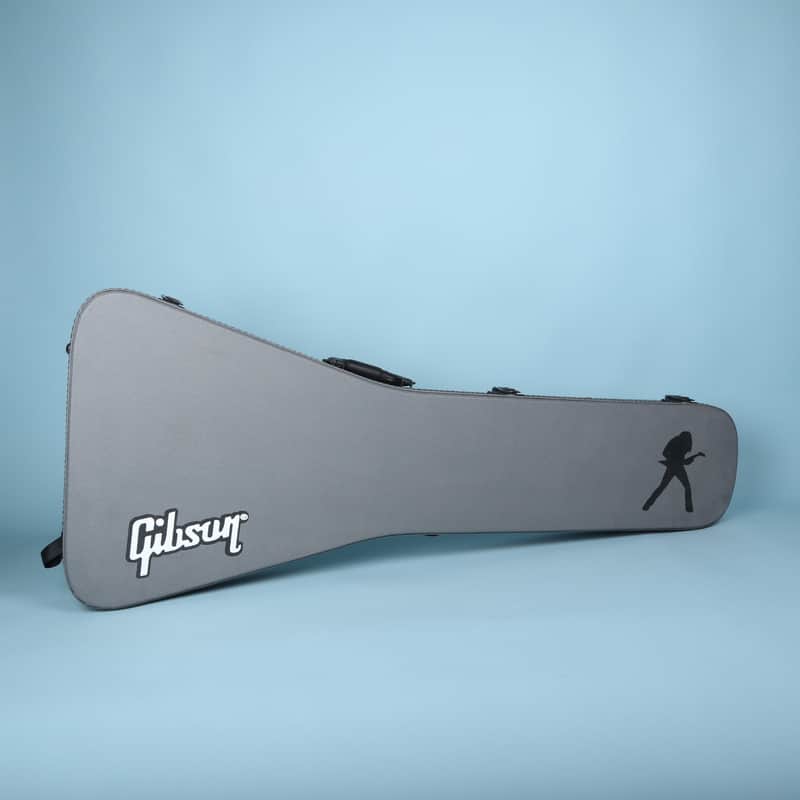 Gibson Dave Mustaine Signature Flying V Hardshell Case Grey image 1
