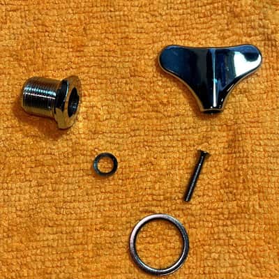 Warwick Bass Tuners - 2 treble side, 1 bass side 2010's - Chrome image 11