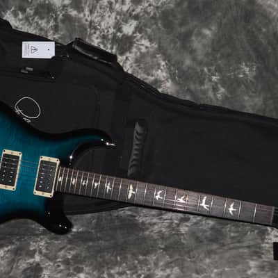 2022 PRS - CE 24 Bolt-ON - Blue Matteo w/ Black Wrap Burst image 3