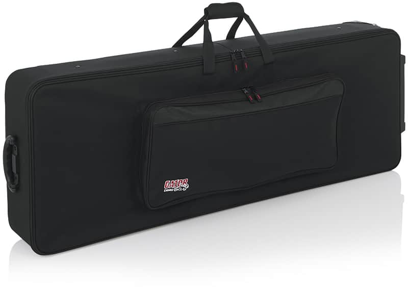 Gator EPS Foam Lightweight Case with Wheels for 76-Note Keyboards GK-76 image 1