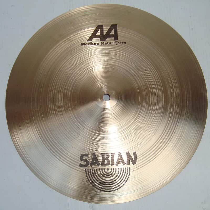 Sabian 15" AA Medium Hi-Hat Cymbals (Pair) 2006 image 1