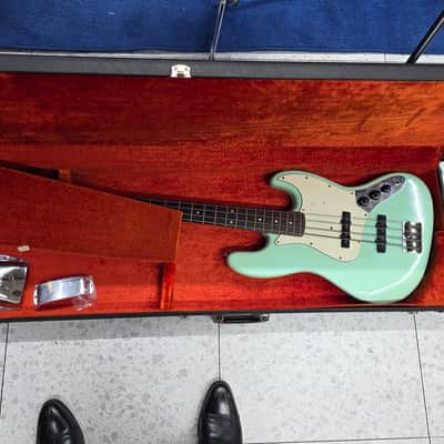 1964 Fender Jazz Bass Vintage Original Parts Refinished w/ OHSC image 1