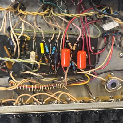Vintage 1970's Fender Super Reverb 4x10 all tube guitar combo amp image 6