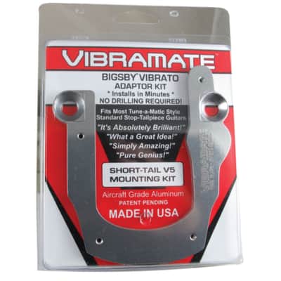 Vibramate Short Tail V5 Adapter Mounting Kit For Bigsby B5, Aluminum - P-GV5-ST-A image 2