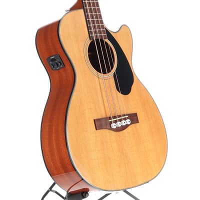Fender CB-60SCE Bass, Laurel Fingerboard, Natural (SR) (05874) image 3