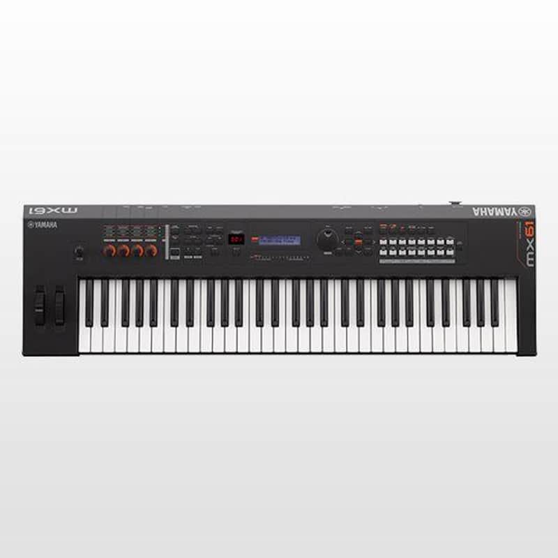 Yamaha MX61BK 61-Key Semi-Weighted Music Synthesizer - Open Box (Like New) image 1