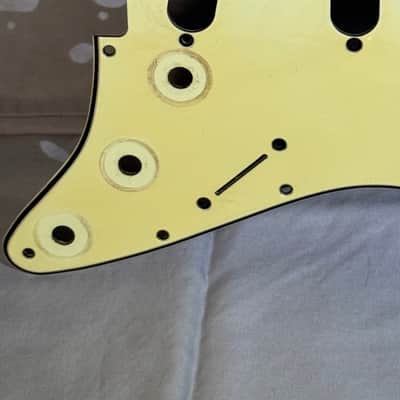 Fender Stratocaster Celluloid / Nitrate Pickguard USA Late 1959 thru 62 Mint Green 11 hole image 14