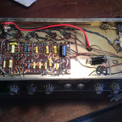 Guyatone GA-620 mid/late 1960's Tan Alligator Tolex image 5