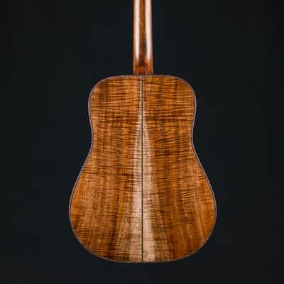 Huss and Dalton D-45 Premium Figured Koa with Paua Pearl Custom NEW image 3