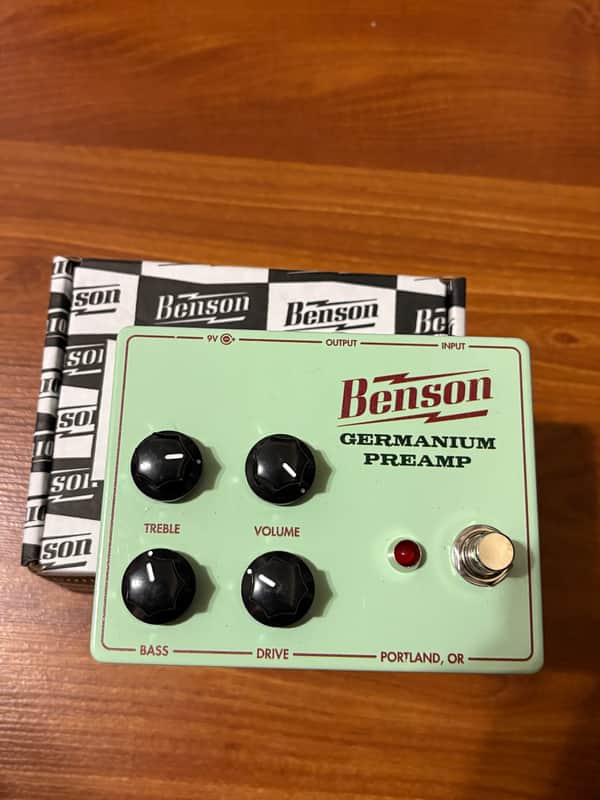 Benson Amps Germanium Preamp 2024 - Present - Seafoam Green image 1